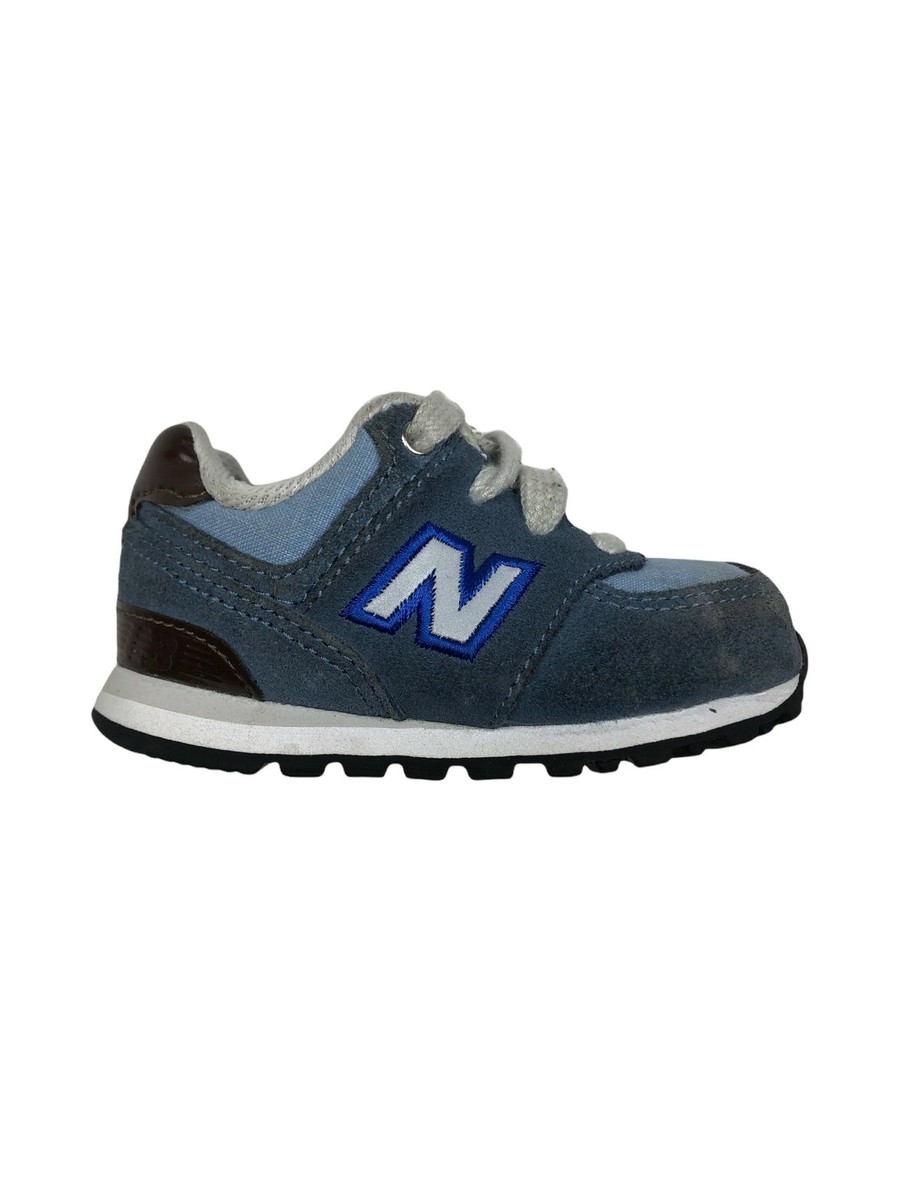 New Balance 574 Blue Waling Running Shoes Toddlers (Size: