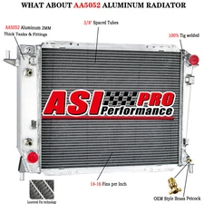 1551 4ROW Radiator Fits Ford 1993~1997 Thunderbird Lincoln Mark VIII 4.6L 3.8L