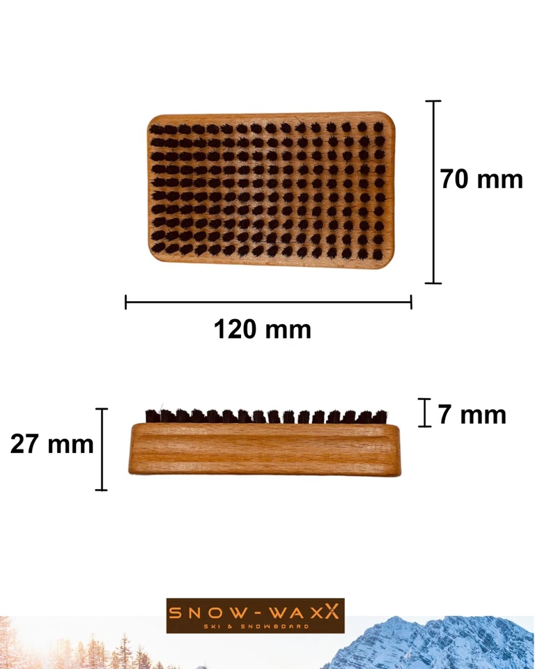Snow-WaxX Skibürsten Set | Ski | | Langlauf Alpin | Wachs | Made in Germany - Bild 4 von 4
