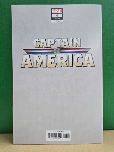 CAPTAIN AMERICA #4F (1:100) LAND SKI CHALET VIRGIN VARIANT (357) - Picture 2 of 2