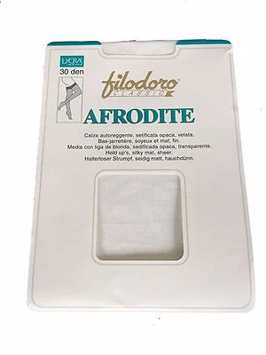 Filodoro Collant Autoreggente Femme Modèle Afrodite 30 Den Avec Volant 10 Cm - Photo 1/3