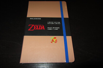 NEW MOLESKINE LIMITED EDITION THE LEGEND OF ZELDA LARGE LIMITED