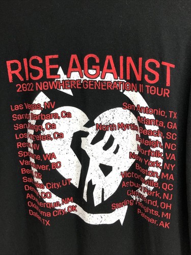 Rise Against Concert T Shirt L Black - Picture 5 of 5