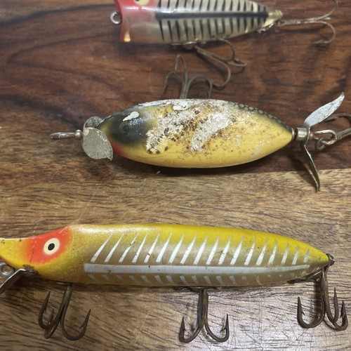 Heddon Vintage Fishing Lures. Zaragossa. Vamp Spook. Crazy Crawler. SOS Minnow - 第 12/20 張圖片