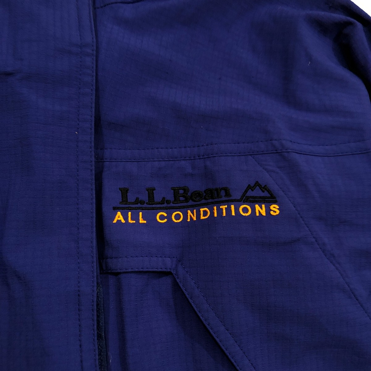 LL Bean Gore-tex Jacket Womens Small All Conditions Blue LL Bean Gore-tex Jacket Womens Small All Conditions Blue