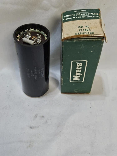 NOS Myers Pump Mallory Start Capacitor 12140A 250VAC