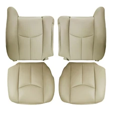 Black/Beige/Gray Car Driver Passenger Seat Cover For Chevrolet Tahoe 2003-2006