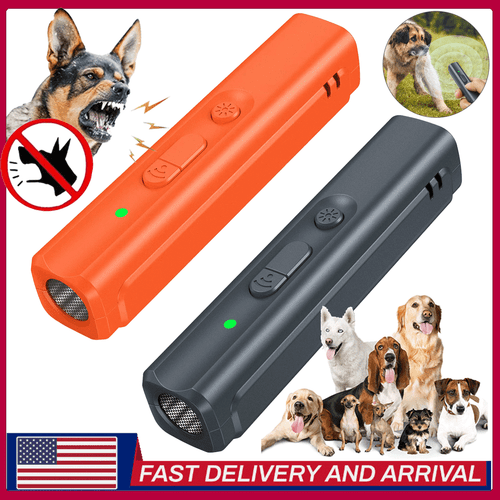 Long Range Ultrasonic Dog Bark Deterrent Device Stops Bad Behavior No Need Yell.