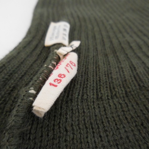 Collerette passe montagne militaire Armée France 1960 RHOVYL RHÔNE POULENC N933 - 第 11/12 張圖片