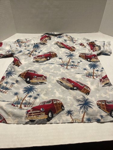 Vtg GKids Shirt Boys Sz 7 Button Down Cars All Over Print Retro 1990s - Picture 5 of 5