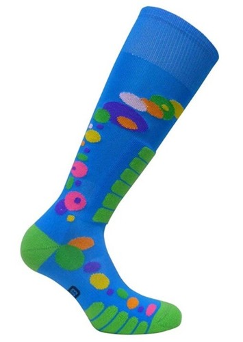 WOMEN'S EUROSOCK "FREE-STYLE SILVER" OTC WINTER SKI SNOWBOARD SOCKS SMALL (5-8) - Picture 5 of 12
