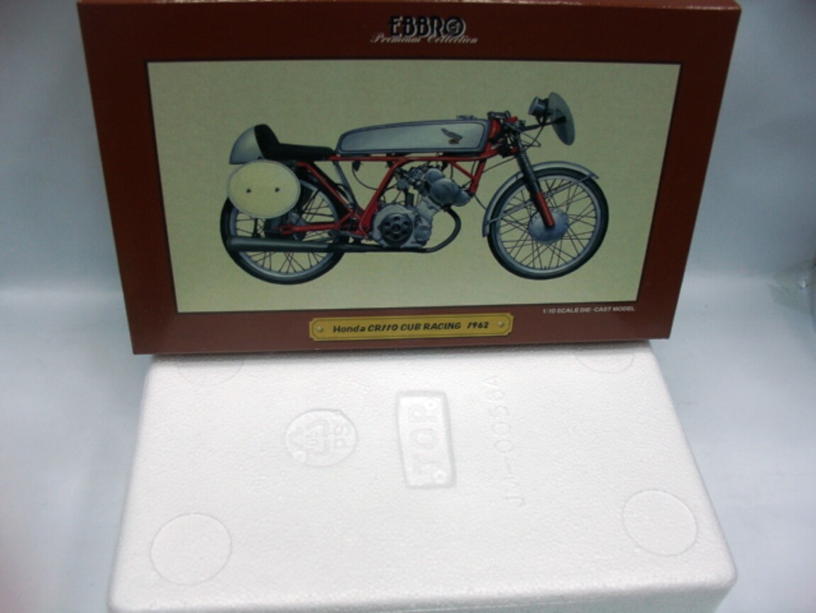 超レア！EBBRO HONDA CR110 CUB RACING 1962 WOW EXTREMELY RARE Honda CR110 Cub Racing 1962 Silver Red