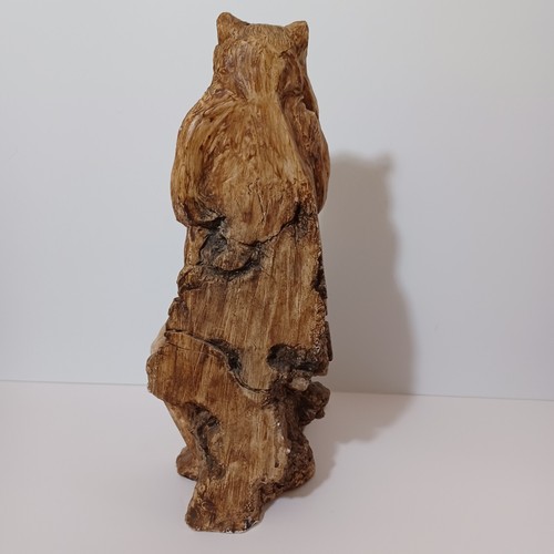 Original Clay Sculpture Of Woman Dancing With Bear Signed D. Carter 1999 - Picture 6 of 24