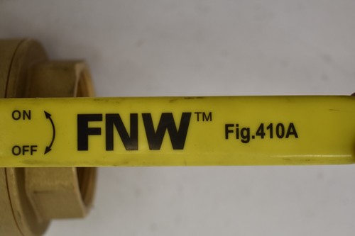 FNW Figure Full Port Brass Ball Valve w Threaded NPT Ends 2-1/2" 410A 600 WOG - Picture 5 of 6