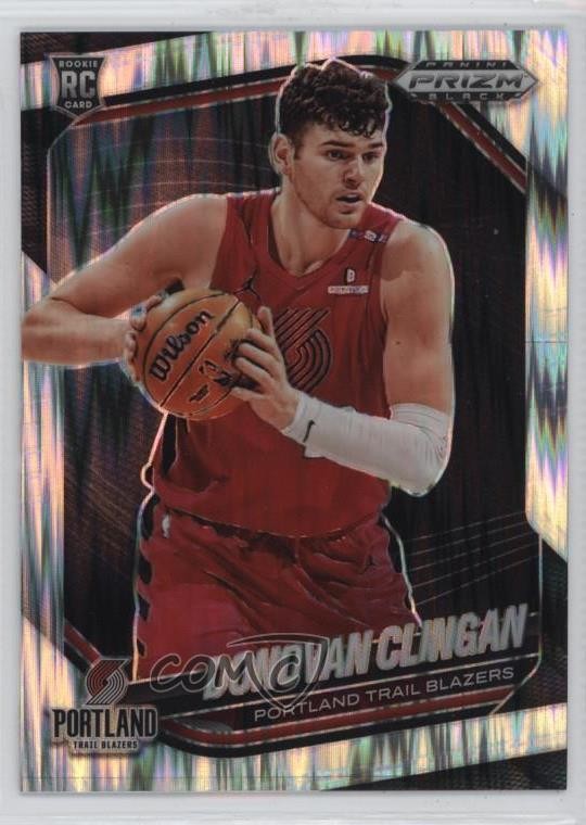 2024-25 Panini Prizm Black Skewed Prizm 80/249 Donovan Clingan #131 0t28