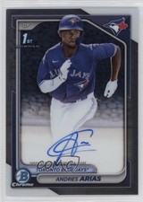 2024 Bowman Chrome Prospect Auto Andres Arias #CPA-AAR Auto 16s2