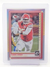 CHRIS JONES 2025 DONRUSS OPTIC HOLO PRIZM #82 CHIEFS FOOTBALL B Q2091