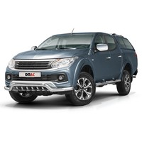 FrontschutzbüGel FrontbüGel FüR Fiat Fullback 2016-2021 Mit ABE Stahl Silber