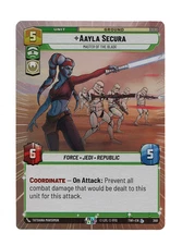 Star Wars Unlimited TWI Hyperspace Legendary AAYLA SECURA 358