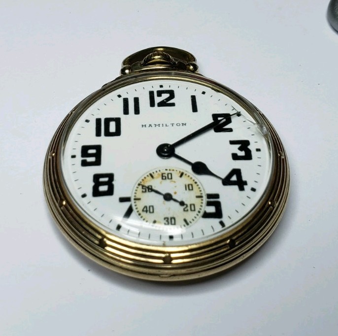 Hamilton Railroad Special 992B 21 Runs Well, Lever Set