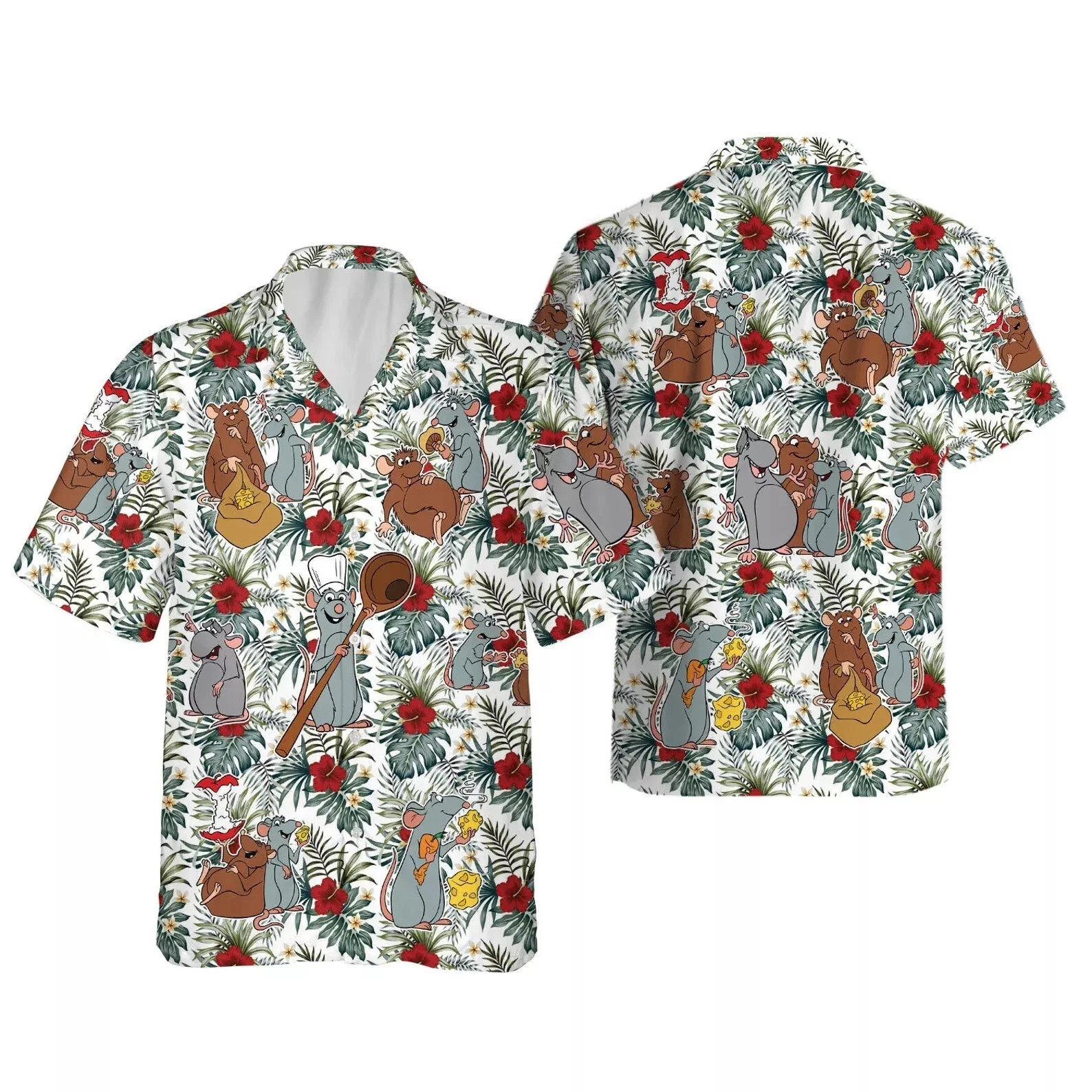 Ratatouille Mouse Chef Hawaiian Shirt