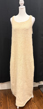 ASOS Edition Cream Knit Crop Sweater & Maxi Dress Set Size M (8-10)