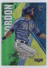 2019 Topps Fire Green 80/199 Alex Gordon #155 0d8
