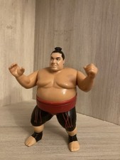 Hasbro Yokozuna Vintage WWF Action Figure Red Card Series 8, 1993 Wrestling Rare