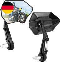 Kemimoto Lenkerendenspiegel Motorrad, 2 StüCk Motorrad Spiegel RüCkspiegel E-Gep