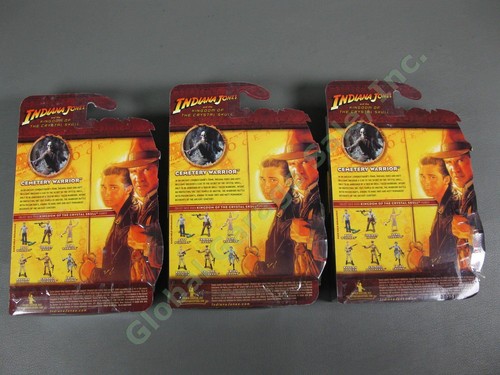 5 Indiana Jones Kingdom of the Crystal Skull Figur Friedhof Krieger Grab Set - Bild 3 von 5