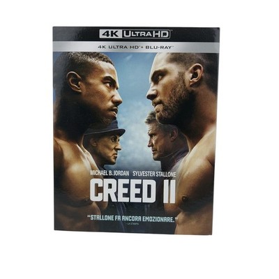 Creed II 4K Ultra HD + Blu Ray Film Italienische Ausgabe 2 Discs + Slipcase