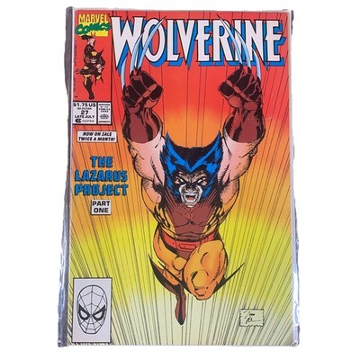 Wolverine #27 (Marvel Marvel Comics Late July 1990 The Lazarus Project Part One