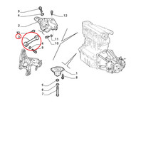 Support moteur Fiat MAREA