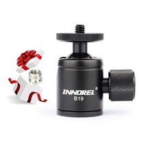 Mini Tripod Ball Head-INNOREL B19 Mount Head-Metal Ballhead 360  B19, Black