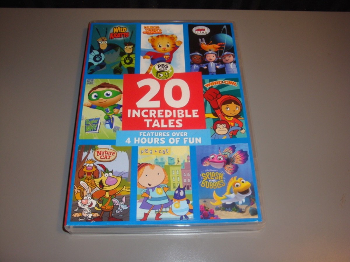 PBS Kids 20 Incredible Tales DVD Family Word Girl Peg Cat Super