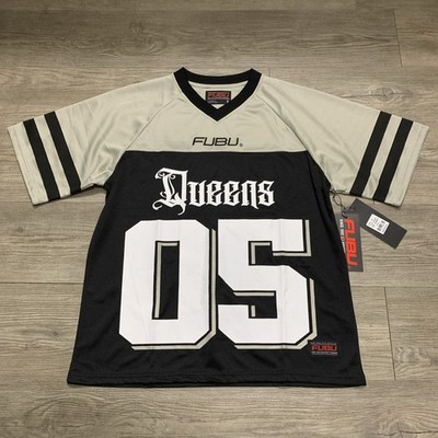 FUBU NEW YORK 05 ゲームシャツ　x x x l Y2K FUBU 05 Queens NYC New York Hip Hop Football Jersey Size Small