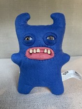 Fuggler Funny Ugly Monster Blue Plush Toy with Teeth Zuru Laboratory Misfits 9"