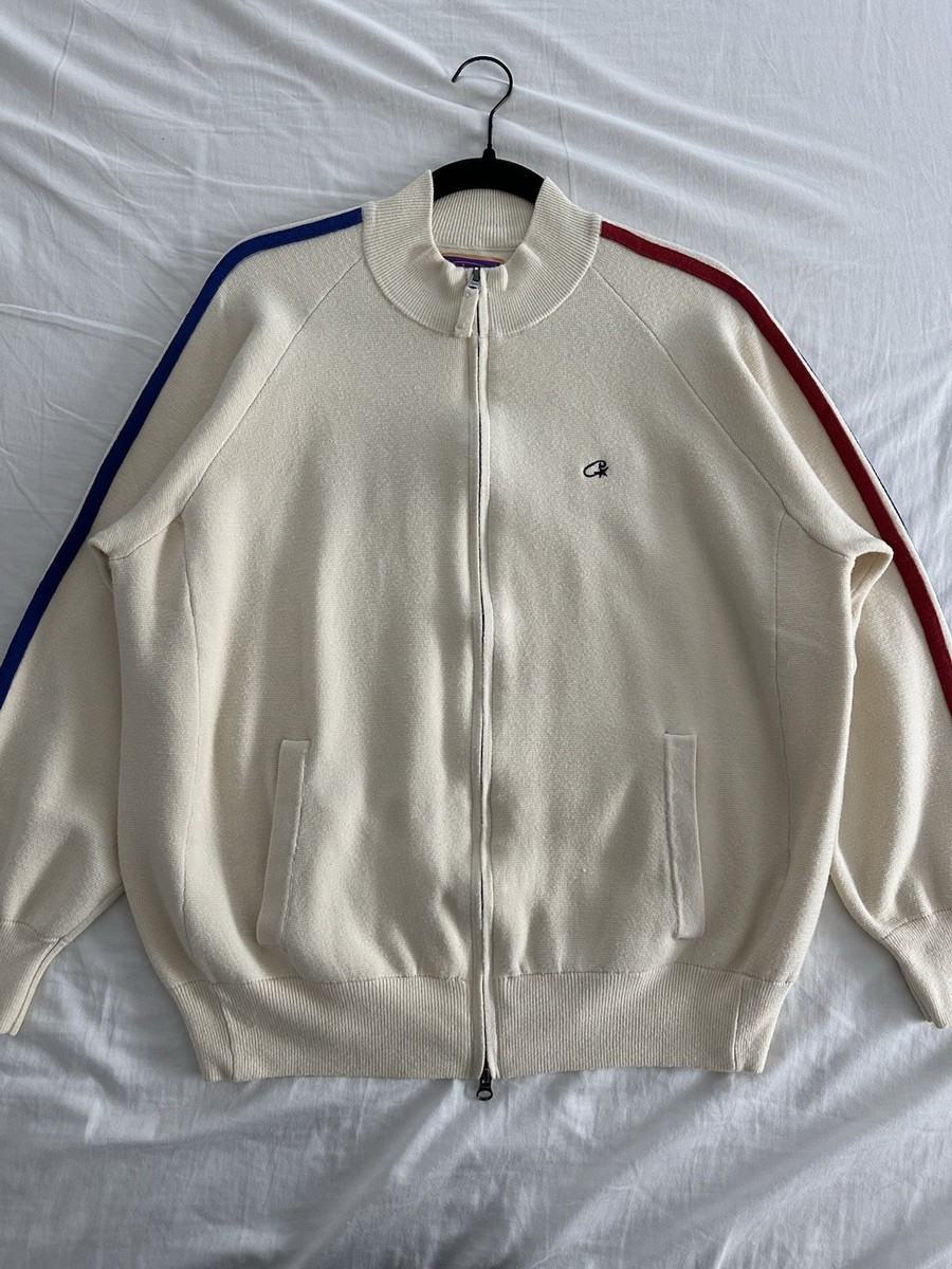 Corteiz Finesse Knit ZIP バーガンディ L CORTEIZ FINESSE KNIT ZIP UP BURGUNDY L