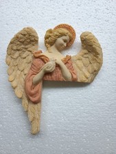 Handcrafted Resin Angel Wings Figurine - Decorative Door Frame Ornament for Home