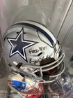 Ezekiel Elliott Dallas Cowboys Autographed Full-size Flex Helmet “FEED ME” Insc.