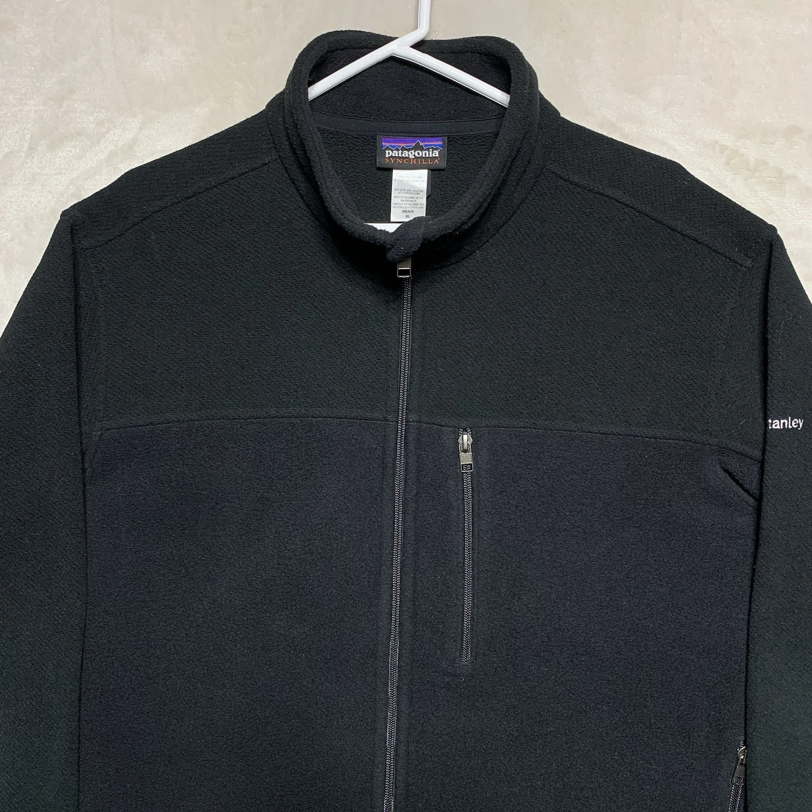 Patagonia Simple Synchilla Jacket Fleece Full Zip Black XL Morgan Stanley image 10