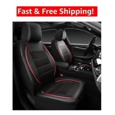 Universal Fit Pu Leather Seat Covers Set - Breathable Wrinkle-resistant Design Universal Fit Pu Leather Seat Covers Set - Breathable Wrinkle-resistant Design