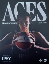 Brianna Turner June 21, 2026 Program From LVAces VS. Golden State Valkyries