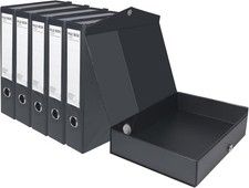 A4 Storage File Boxes Plastic Archives Cases PVC File Folder Organizer Document