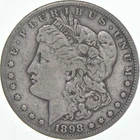VG/F 1898-S Morgan Silver Dollar (1 coin) *7829