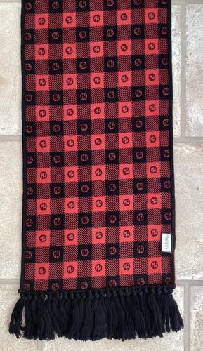 Brand New Gucci GG Pattern Tasseled Fringed Long Scarf - Picture 8 of 18