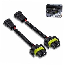 Pigtail Extension Connector Wiring Kit, Waterproof Male Female 2PCS 9005/9006