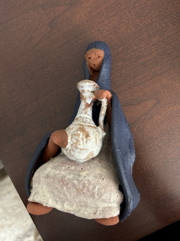 David Kalderon 6” Pottery Sculpture From Israel