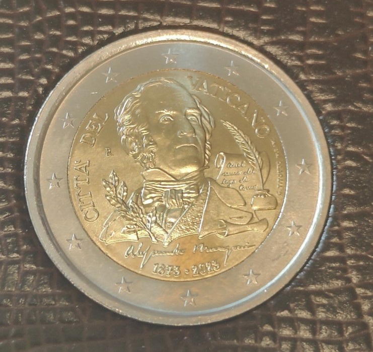2 euro Vatican 2023 - Alessandro Manzoni - BU FDC