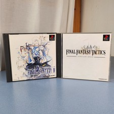 Lotto Blocco Final Fantasy Iv Tactics Ps1 Playstation 1 Ntsc Jap Giapponese